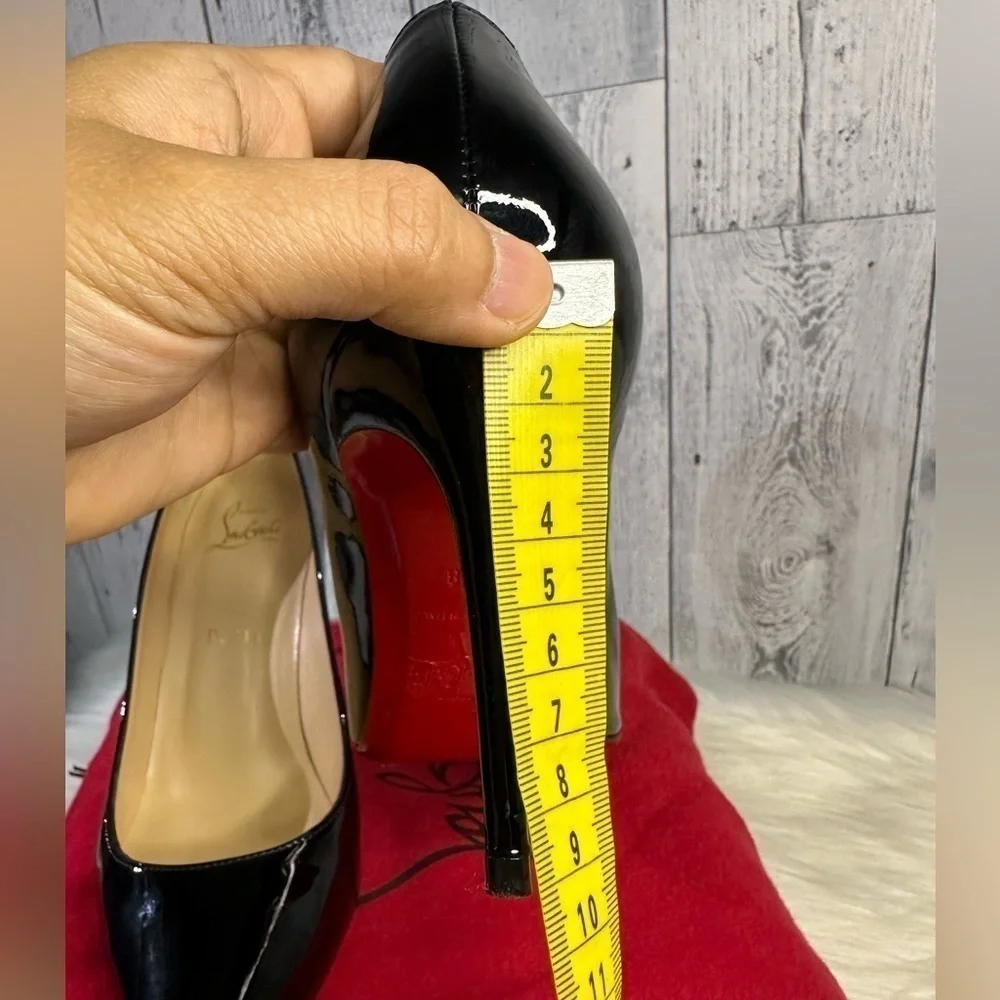 CHRISTIAN LOUBOUTIN kate 85 patent leather heels - Picture 11 of 13